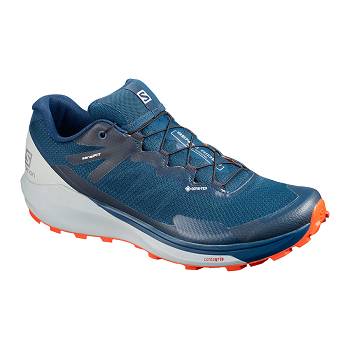 Salomon Férfi SENSE RIDE 3 GTX INVIS. FIT Terepfutó Cipő Sötétkék